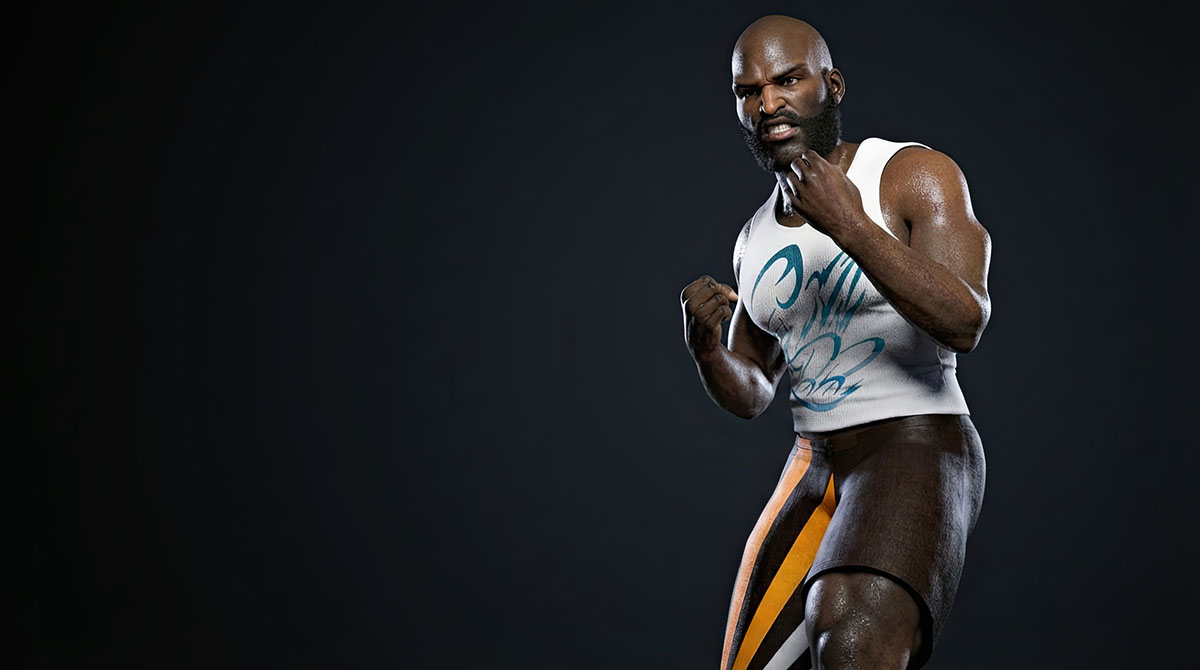 3D characters - african fighter