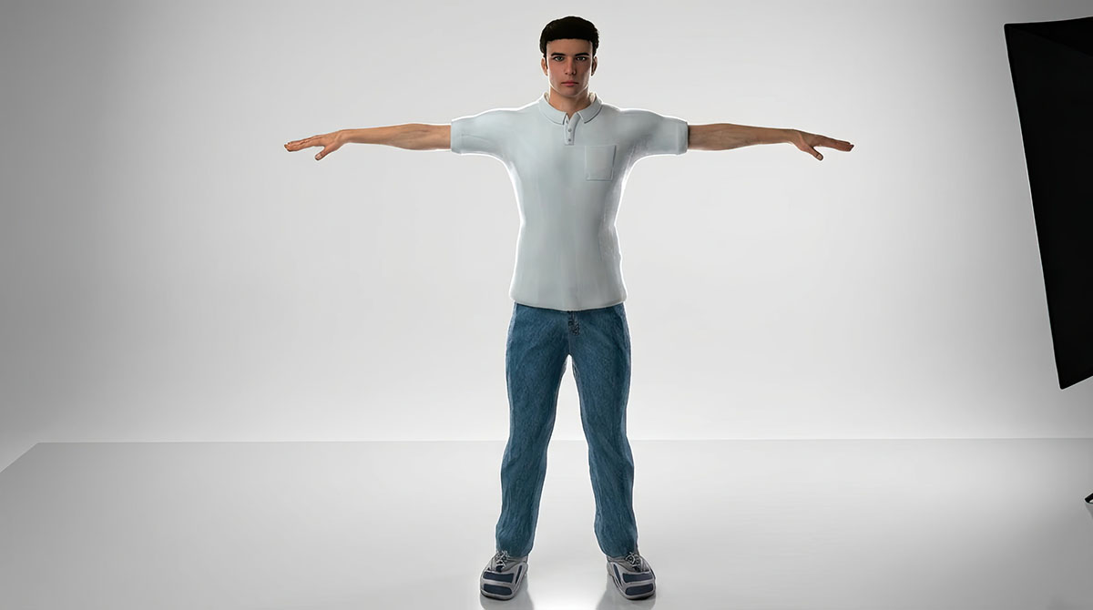 3D characters - Young man