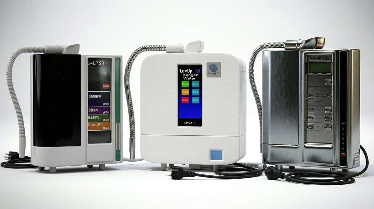 3D model of kangen water filter machine  