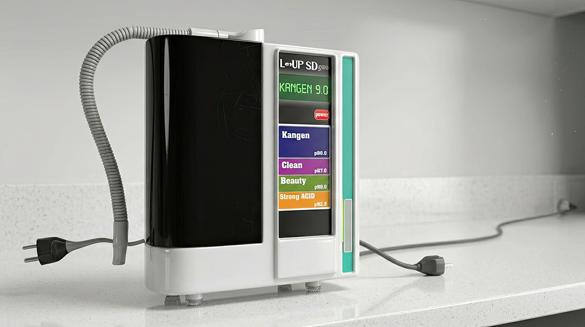 3D model of kangen water filter machine  