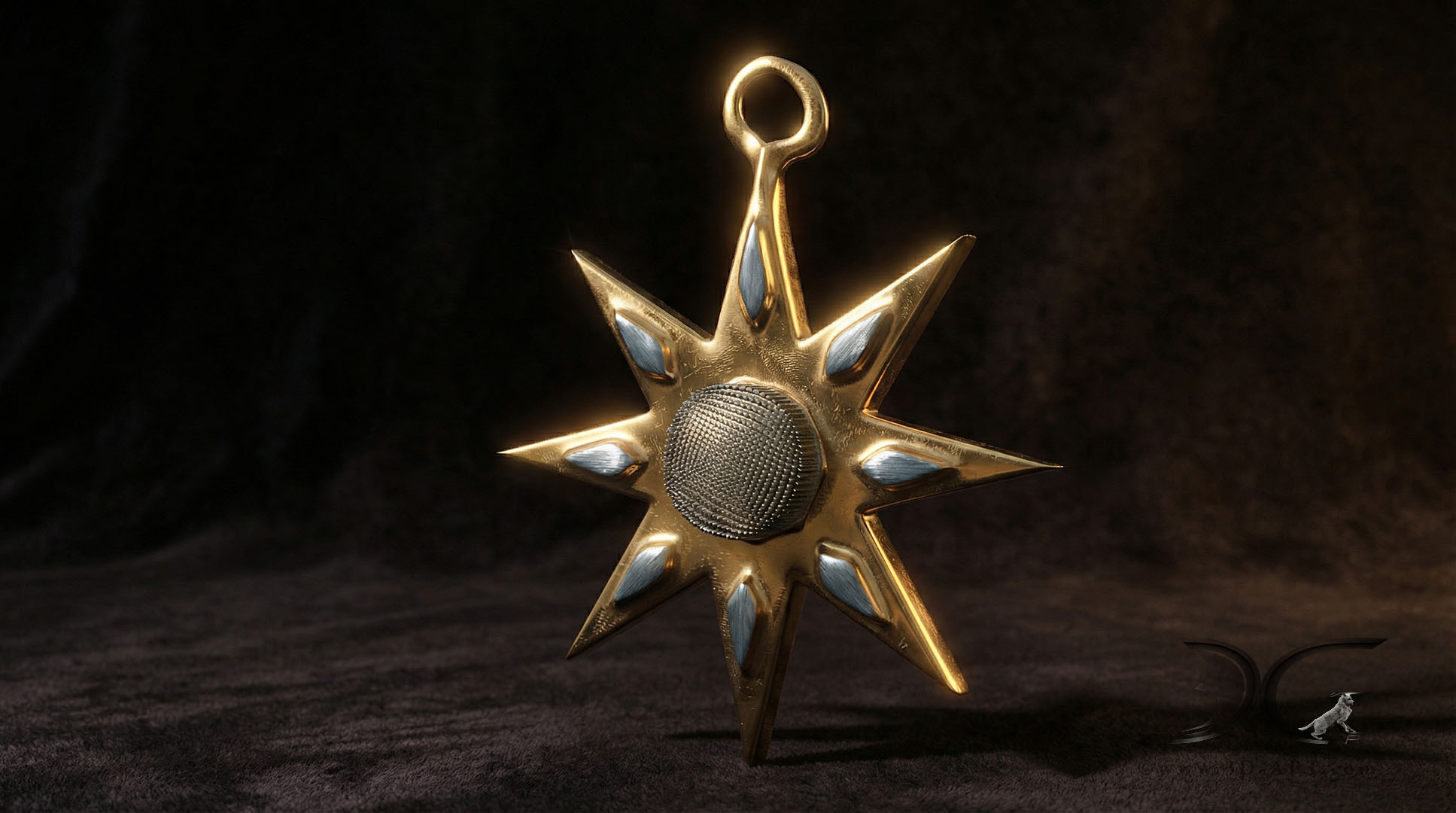 3d_objects_Star_ jewelry_pendant_26