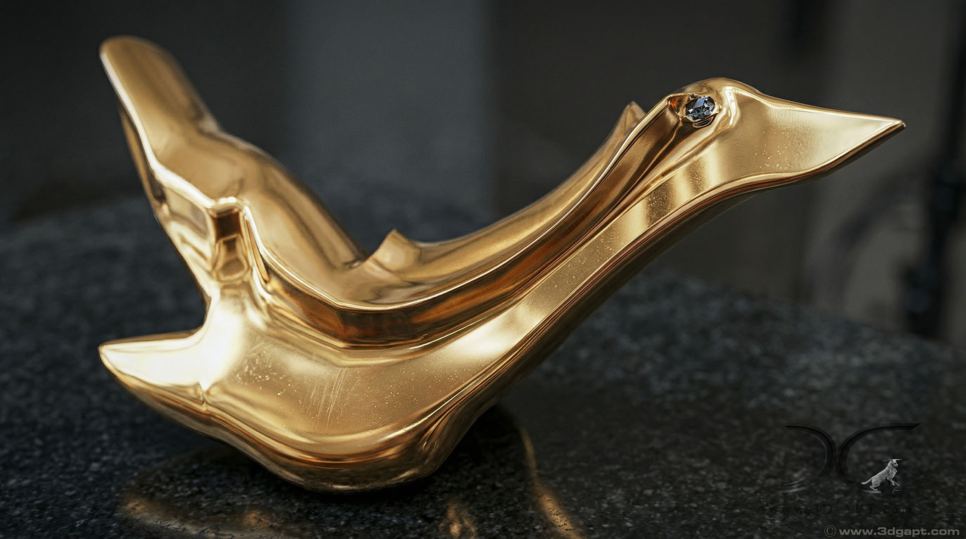 3d_objects_Swan_pendant_jewelry_25