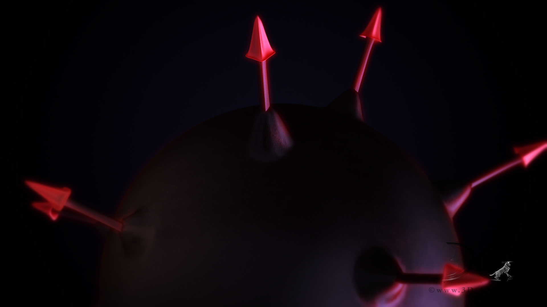 3d_objects_Virus_and_spheres_28
