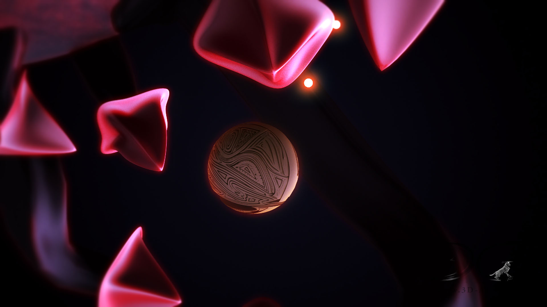 3d_objects_Virus_and_spheres_42