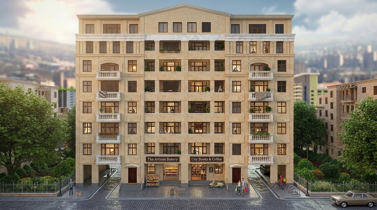 8 storey appartment