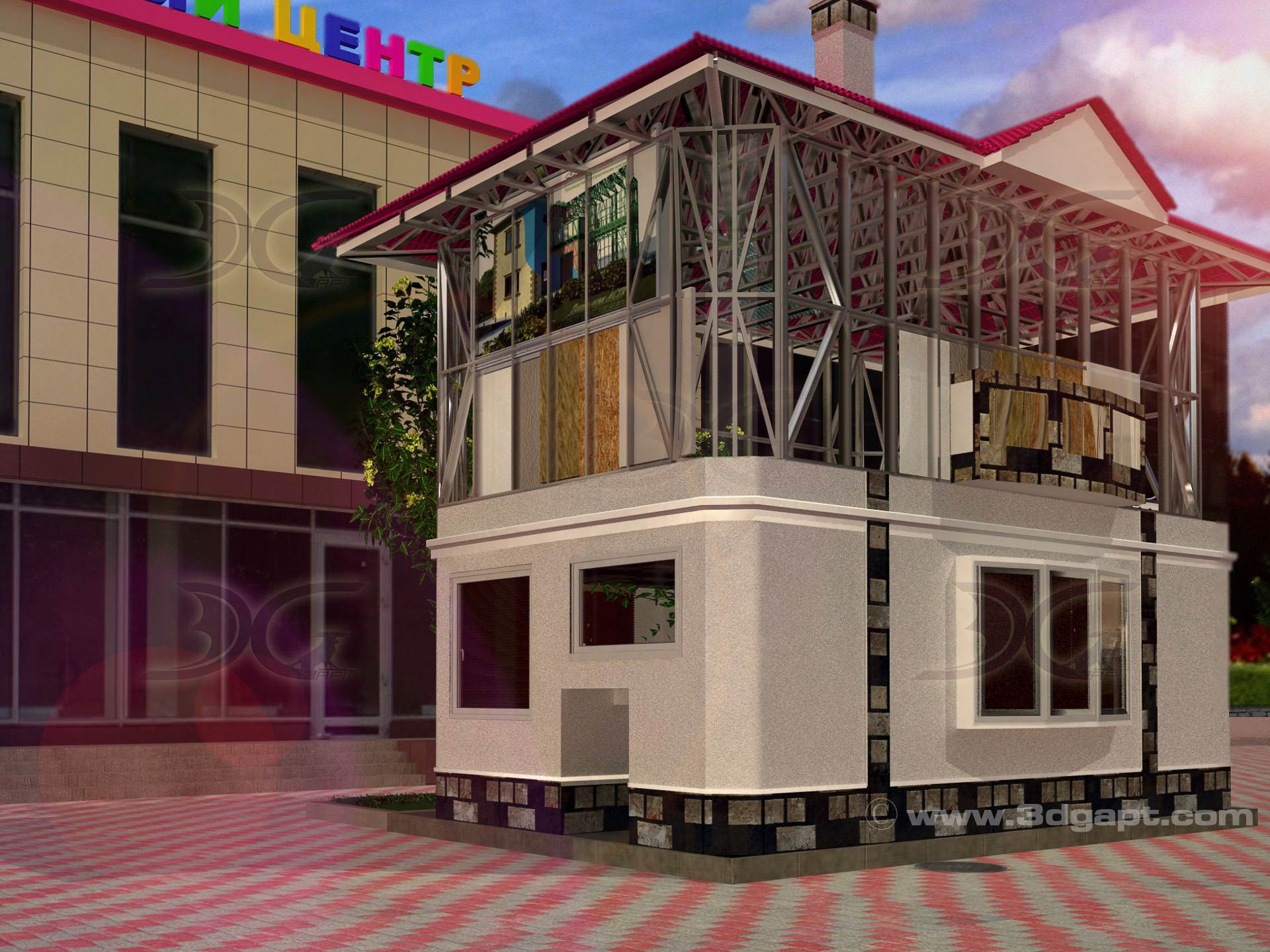 Architecture Exterior House For Exhibition25