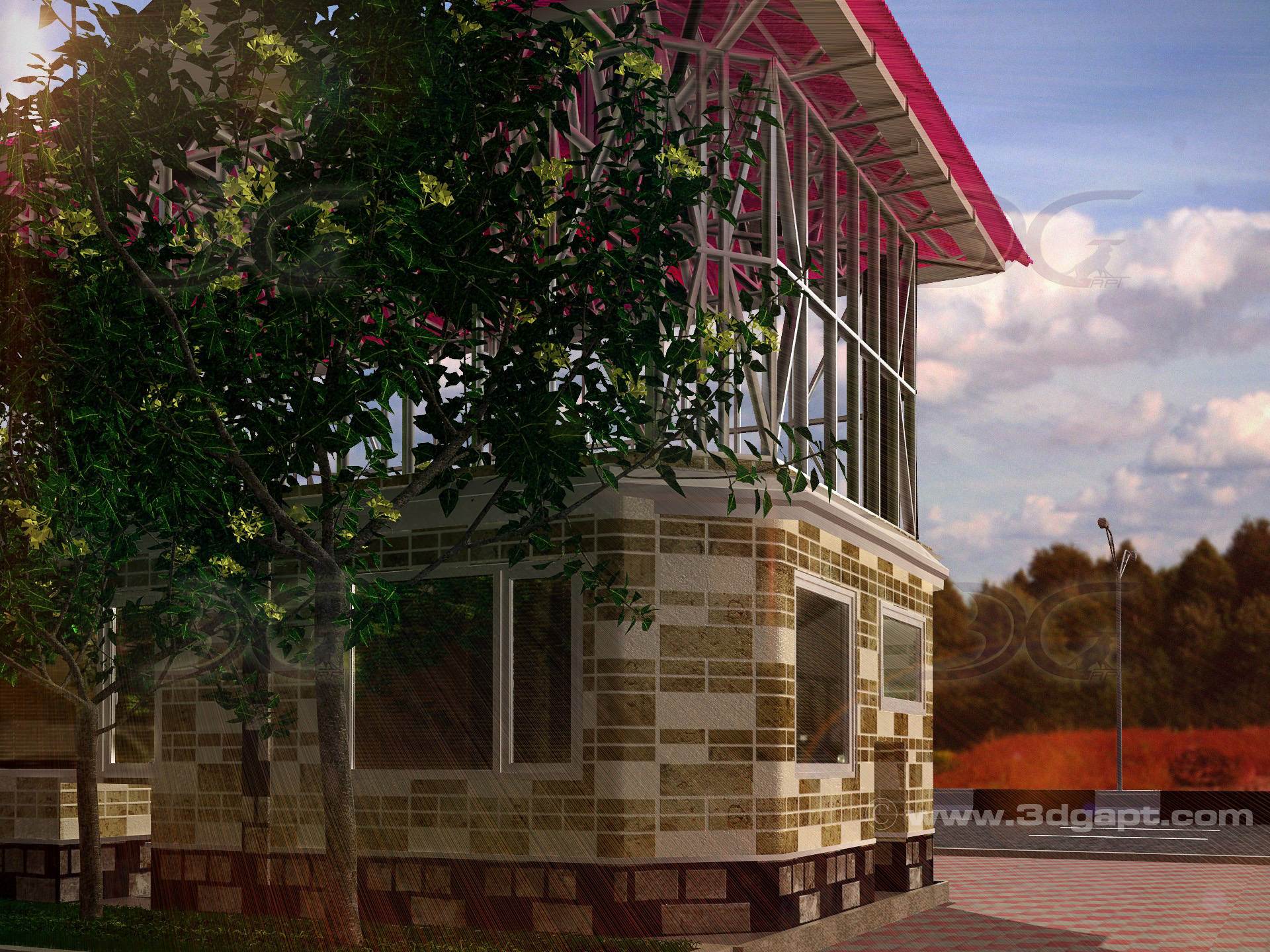 Architecture Exterior House For Exhibition31