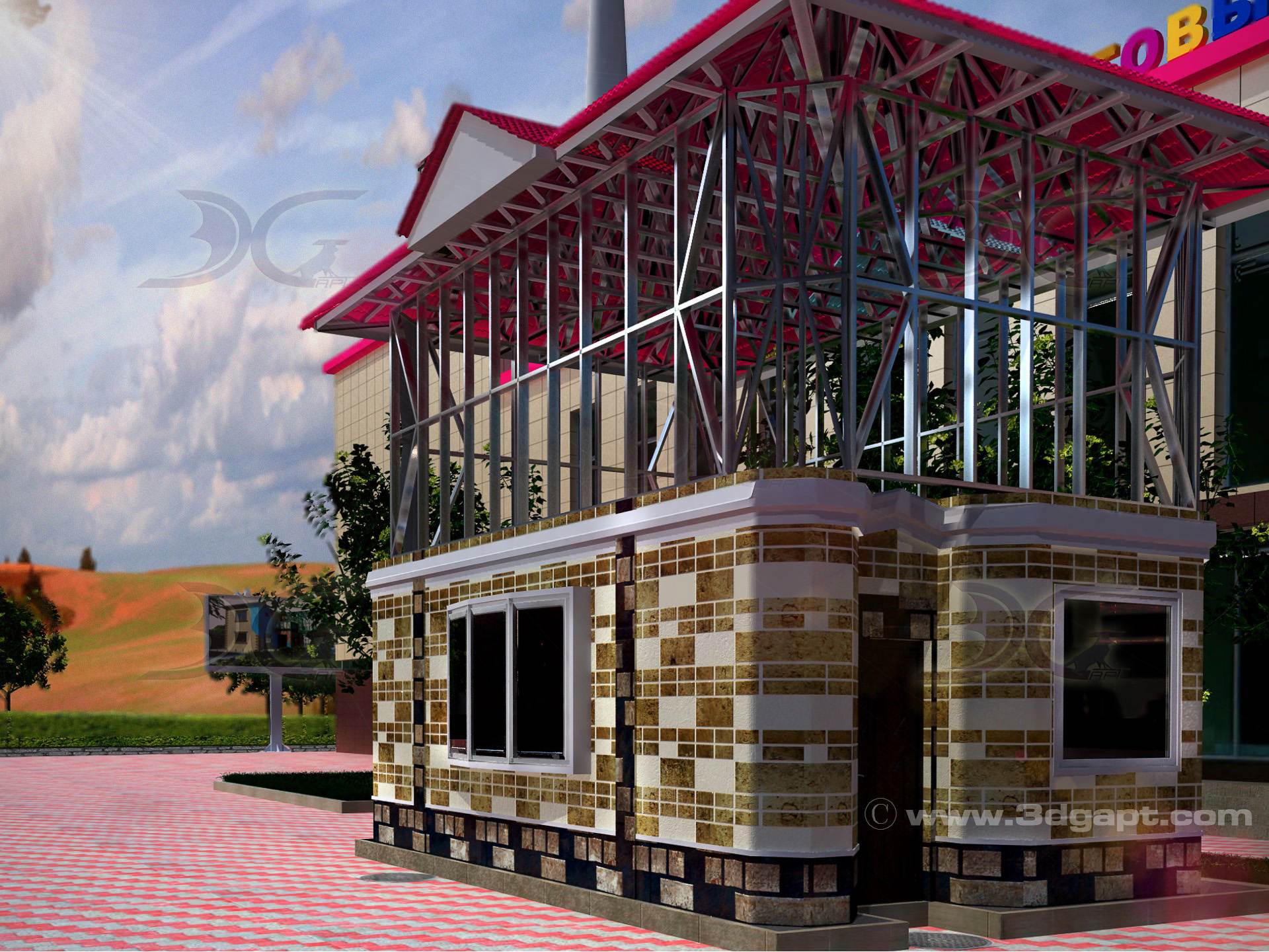 Architecture Exterior House For Exhibition32