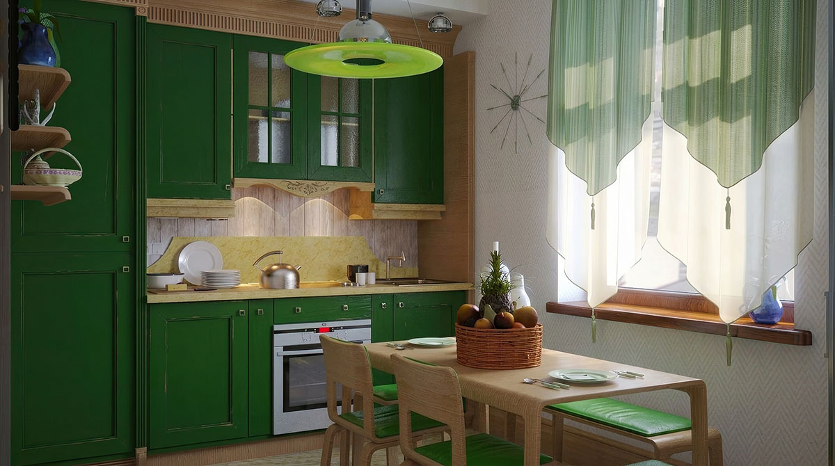 Kitchen in 2 flat room