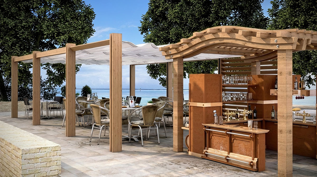 Outdoor cafe v1